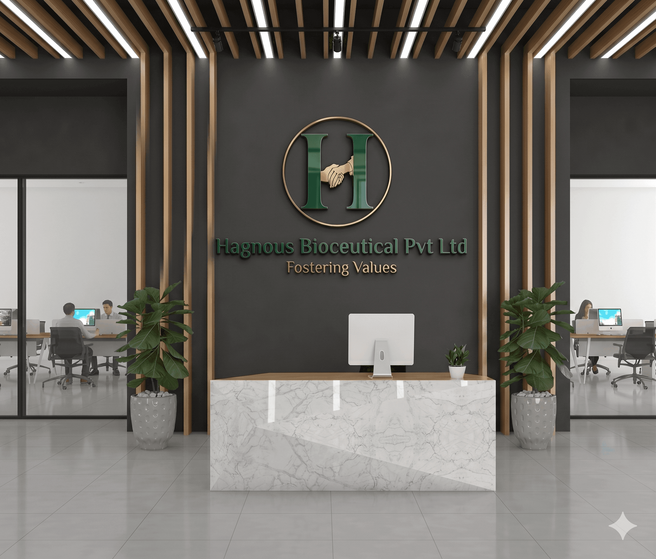 Hagnous Bioceutical office reception